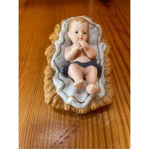 Baby Jesus & Manger Kirkland Signature Nativity Replacement Figurine